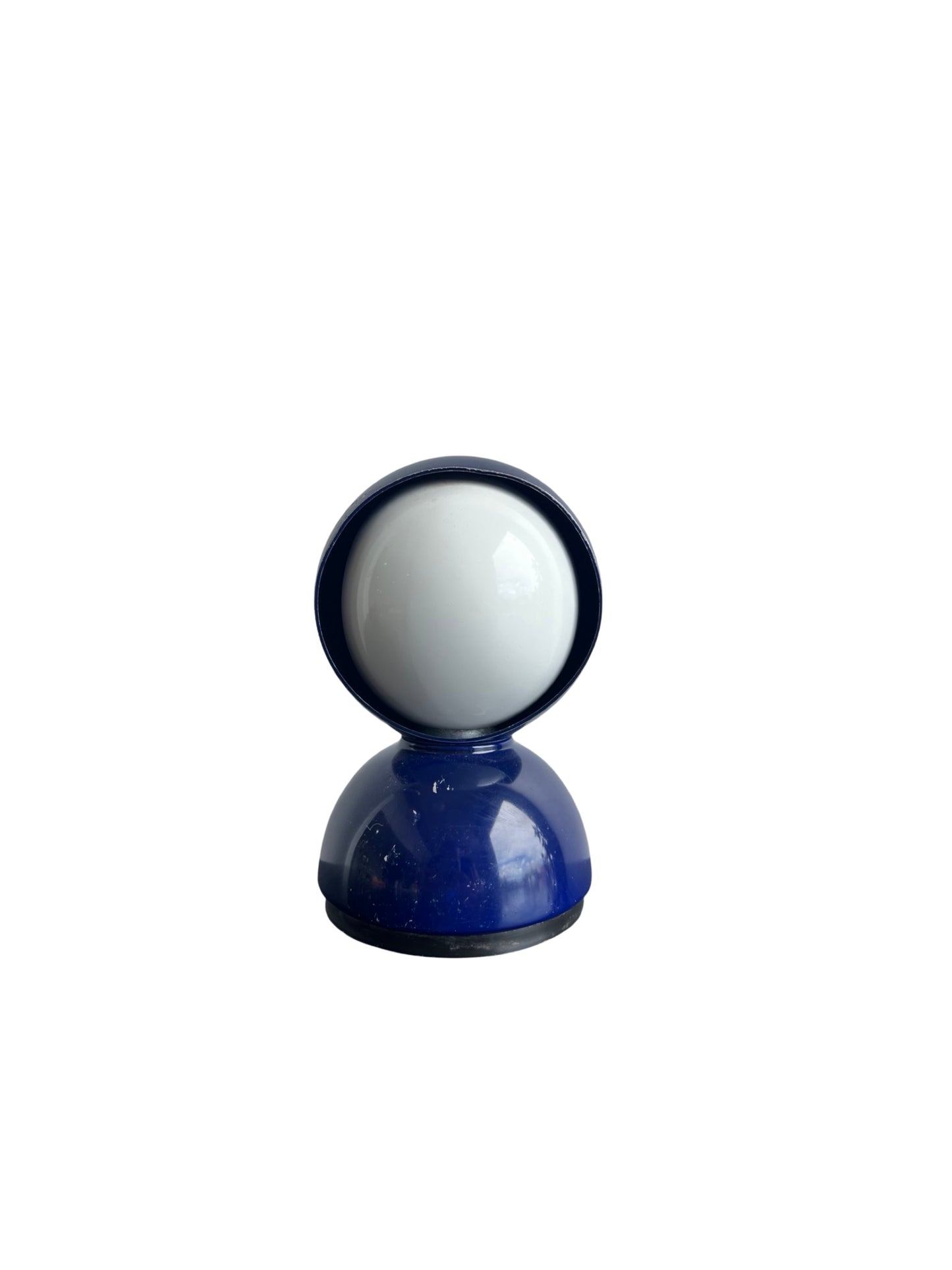 "Eclisse" by Vico Magistretti for Artemide, Blue Table Lamp, 1967