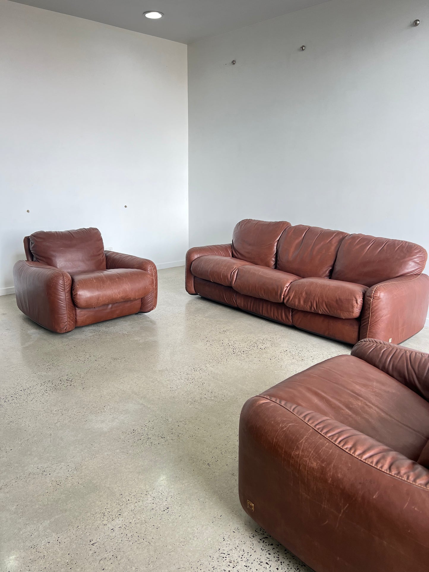 Piumotto by Arrigo Arrigoni for Busnelli Sofa Set 1970s