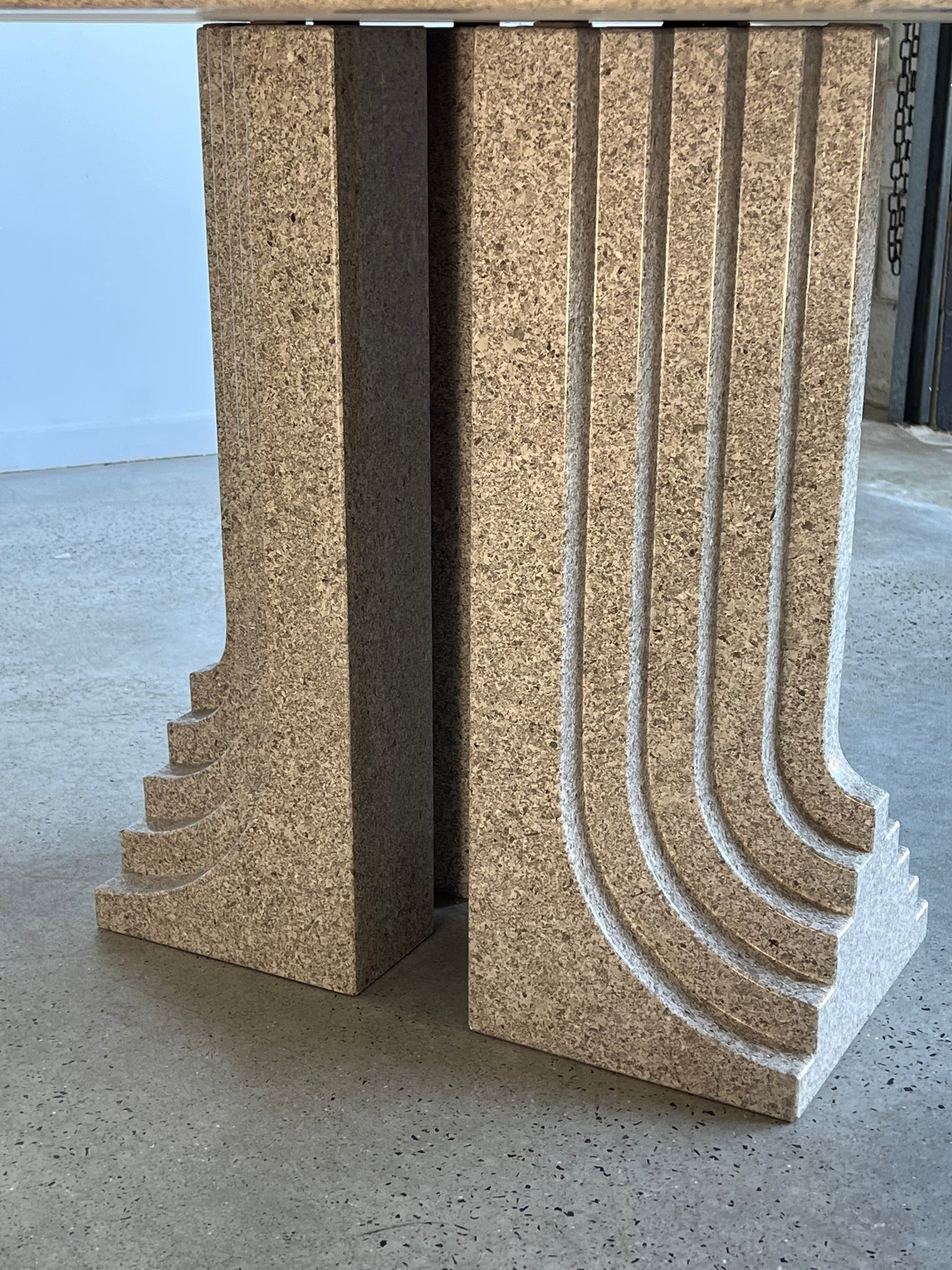 granite table in a showroom