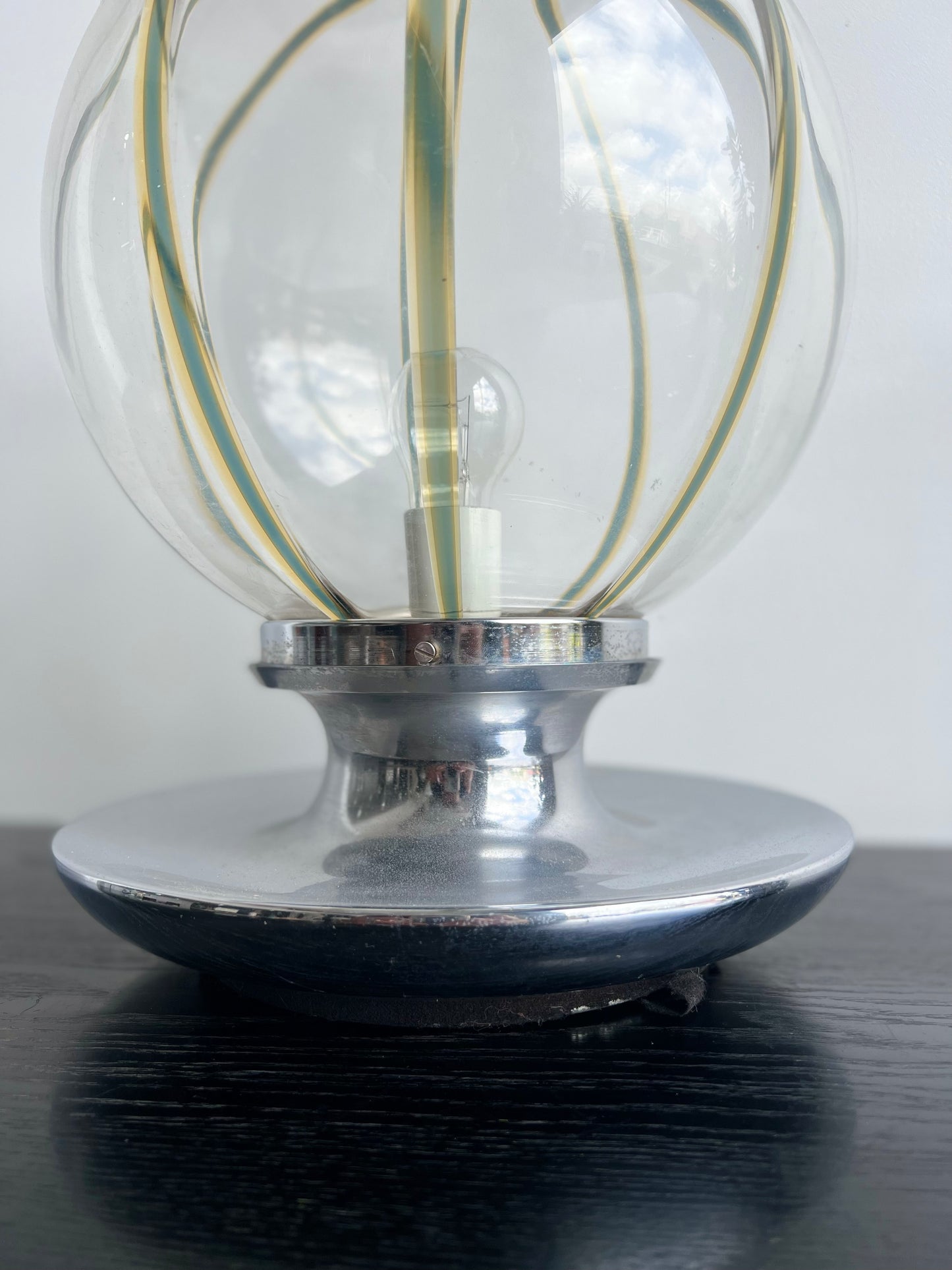 Toni Zuccheri Murano Glass Table Lamp