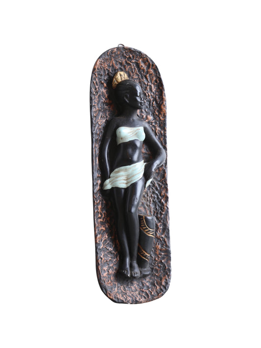 Italian Plaster African Women Wall Decoration 1950